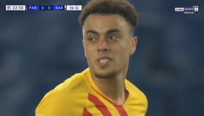 العارضة تحرم دست من تسجيل هدف امام باريس سان جيرمان