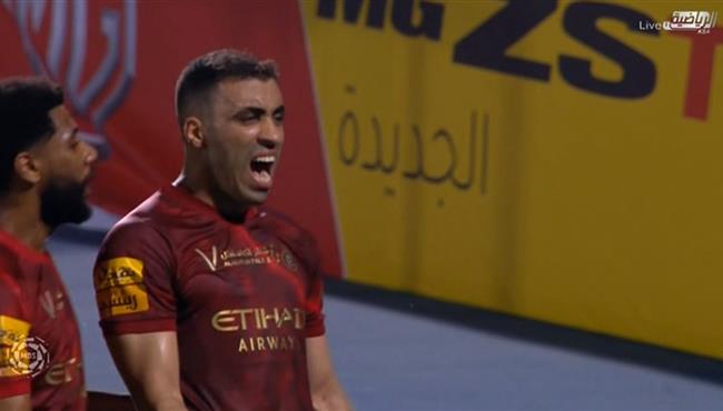 هدف عبد الرزاق حمد الله فى مرمي الاهلي بالدوري السعودي