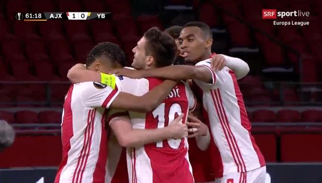 اهداف مباراة اياكس ويونج بويز 3 0 الدوري الاوروبي