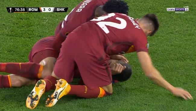 اهداف مباراة روما وشاختار 3 0 الدوري الاوروبي