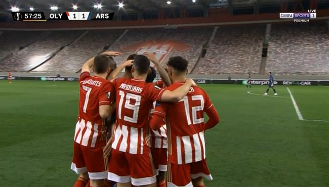 هدف يوسف العربي في مرمي ارسنال بالدوري الاوروبي