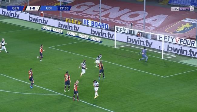 اهداف مباراة جنوي واودينيزي 1 1 الدوري الايطالي