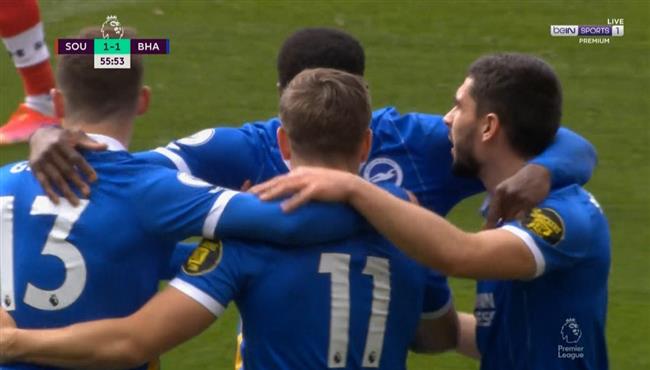 اهداف مباراة برايتون وساوثهامبتون 2 1 الدوري الانجليزي