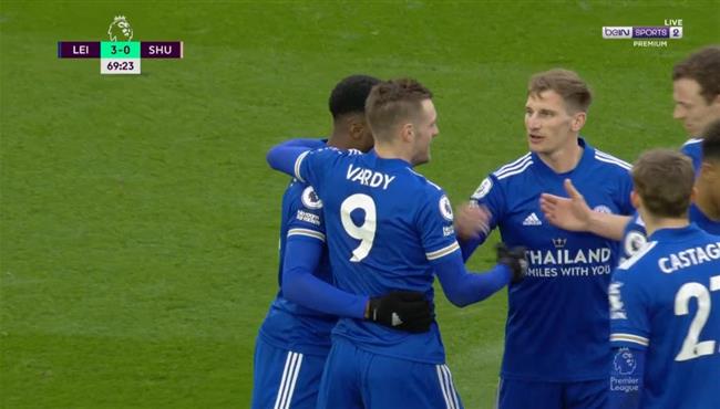 اهداف مباراة ليستر سيتي وشيفيلد 5 0 الدوري الانجليزي