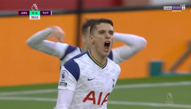 هدف لاميلا الخرافي في مرمي ارسنال بالدوري الانجليزي