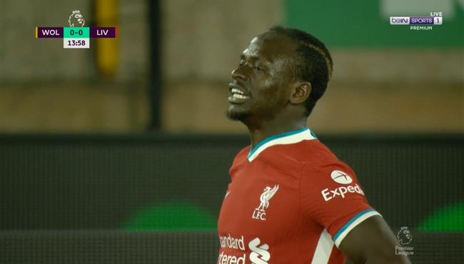 ماني يرواغ حارس ولفرهامبتون ويهدر انفراد تام لليفربول