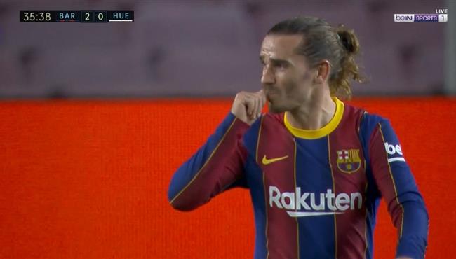 هدف جريزمان العالمي فى مرمي هويسكا بالدوري الاسباني