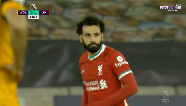 ملخص لمسات محمد صلاح امام ولفرهامبتون بالدوري الانجليزي