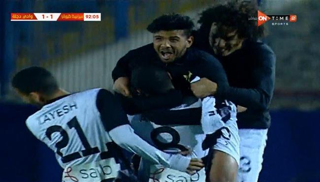 اهداف مباراة وادي دجلة وسيراميكا كليوباترا 2 1 الدوري المصري