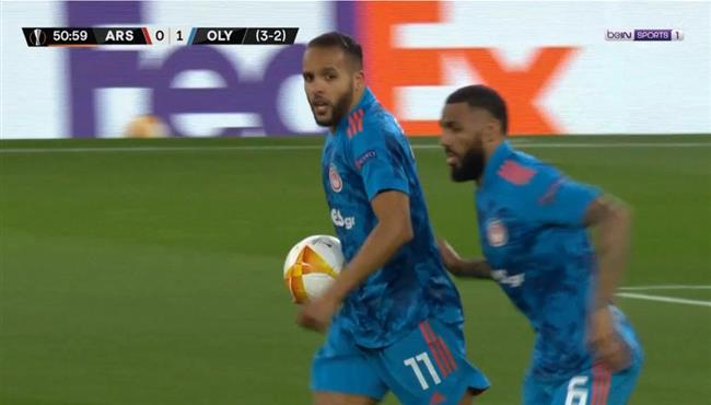 هدف يوسف العربي في مرمي ارسنال بالدوري الاوروبي