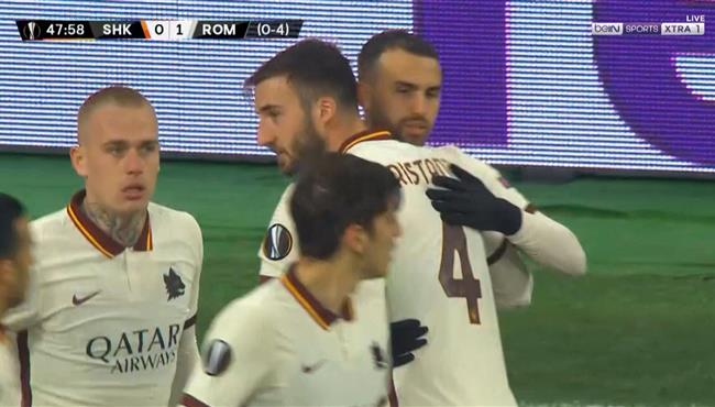 اهداف مباراة روما وشاختار 2 1 الدوري الاوروبي