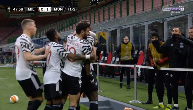 هدف فوز مانشستر يونايتد علي ميلان 1 0 الدوري الاوروبي