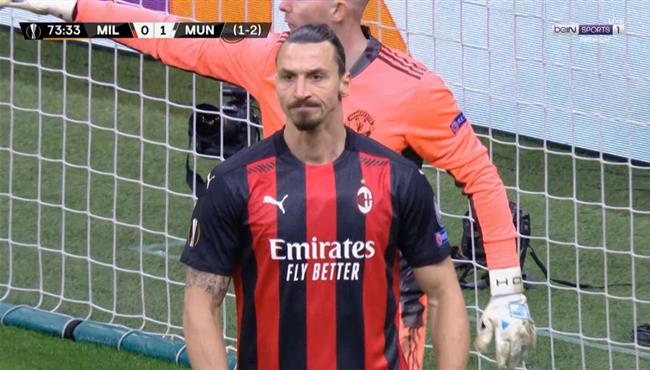 تصدي حارس مانشستر يونايتد الرائع يحرم ابراهيموفيتش من هدف محقق