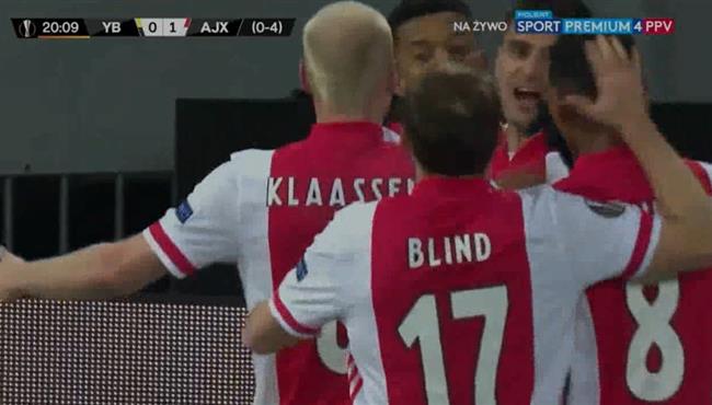 اهداف مباراة اياكس ويونج بويز 2 0 الدوري الاوروبي