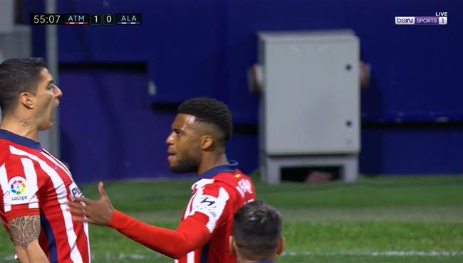 هدف فوز اتلتيكو مدريد على ديبورتيفور الافيس 1 0 الدوري الاسباني