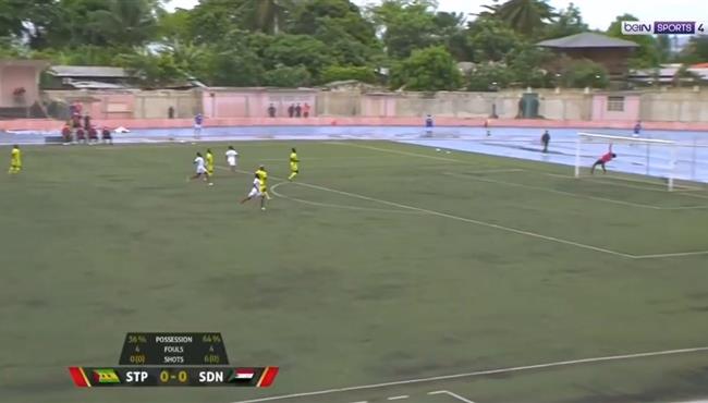 هدف السودان الرائع في مرمي ساوتومي بتصفيات كاس امم افريقيا