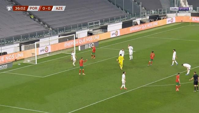 هدف البرتغال الاول فى مرمي اذربيجان 1 0 تصفيات كاس العالم