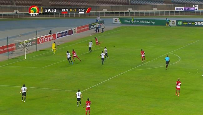 فرصة خطيرة لكينيا علي مرمي مصر بتصفيات كاس امم افريقيا