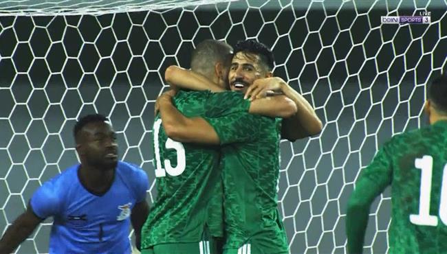 هدف الجزائر الاول في مرمي زامبيا رشيد غزال