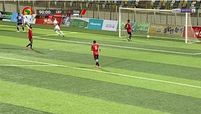 هدف سيف الدين الجزيري الثاني في مرمي ليبيا بتصفيات امم افريقيا