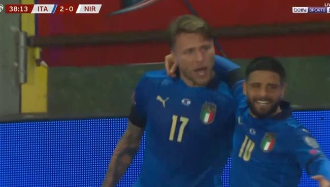 اهداف مباراة ايطاليا وايرلندا الشمالية 2 0 تصفيات كأس العالم