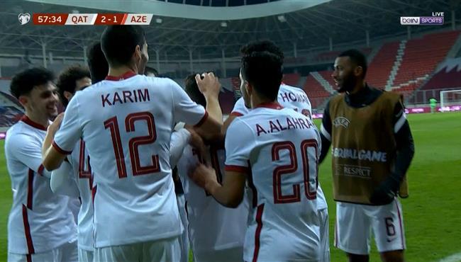 اهداف مباراة قطر واذربيجان 2 1 تصفيات كاس العالم