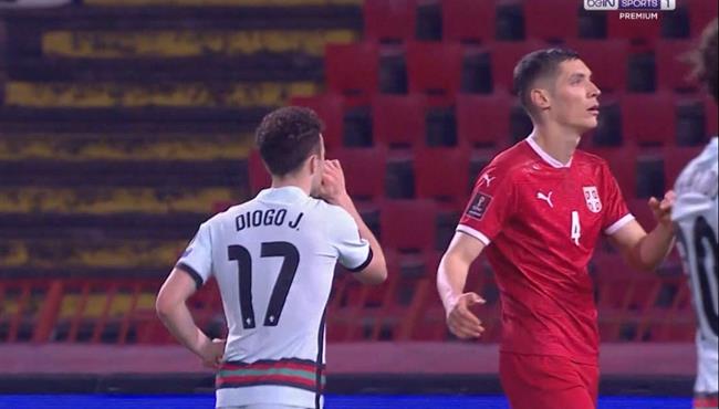 هدف جوتا الثاني في مرمي صربيا بتصفيات كأس العالم