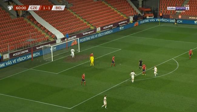 اهداف مباراة التشيك وبلجيكا 1 1 تصفيات كأس العالم