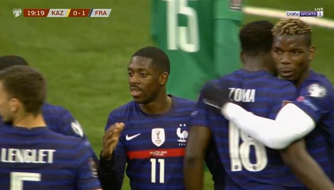 هدف عثمان ديمبيلي في مرمي كازاخستان بتصفيات كأس العالم