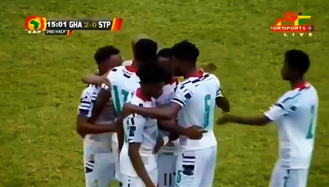 اهداف مباراة غانا وساوتومي 3 1 تصفيات كاس امم افريقيا