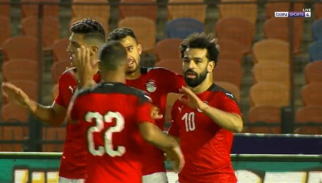 هدف محمد صلاح الاول في مرمي جزر القمر بتصفيات كاس امم افريقيا