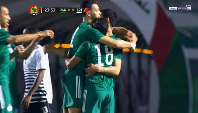 هدف الجزائر الاول في مرمي بتسوانا بتصفيات كاس امم افريقيا