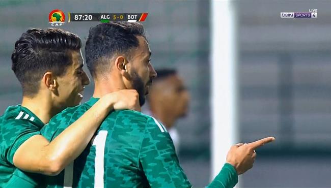 هدف الجزائر الخامس في مرمي بتسوانا بتصفيات كاس امم افريقيا