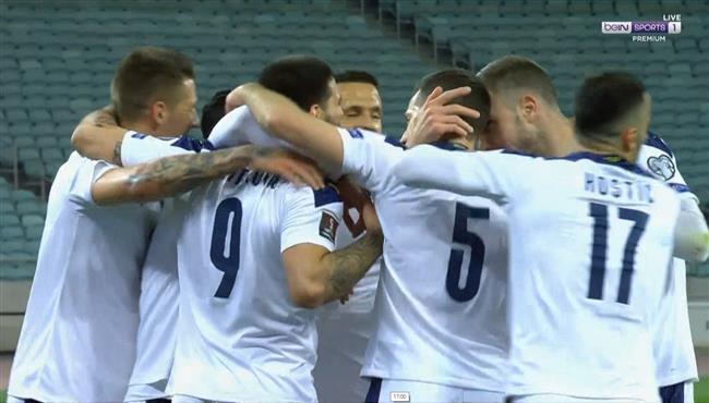 اهداف مباراة صربيا واذربيجان 2 1 تصفيات كاس العالم