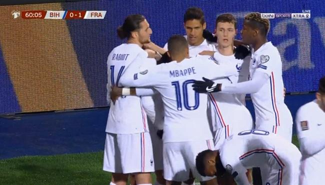 هدف فوز فرنسا علي البوسنه والهرسك 1 0 تصفيات كأس العالم