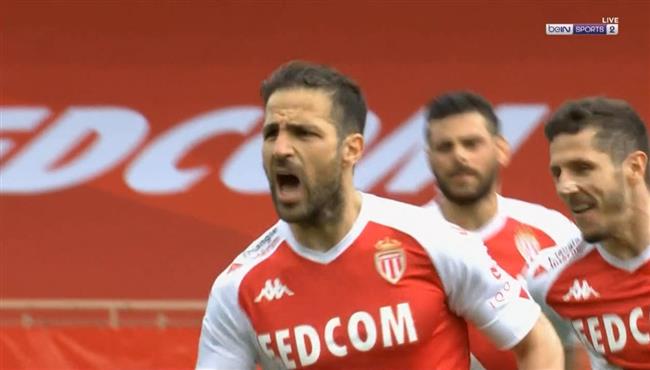 هدف فابريجاس في مباراة موناكو وميتز بالدوري الفرنسي