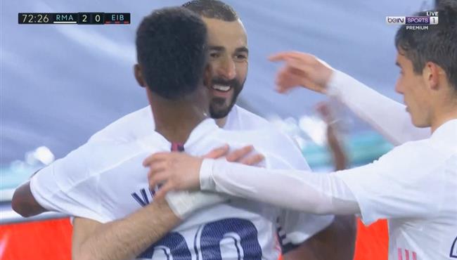 اهداف مباراة ريال مدريد وايبار 2 0 الدوري الاسباني