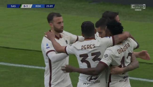 اهداف مباراة روما وساسولو 2 2 الدوري الايطالي