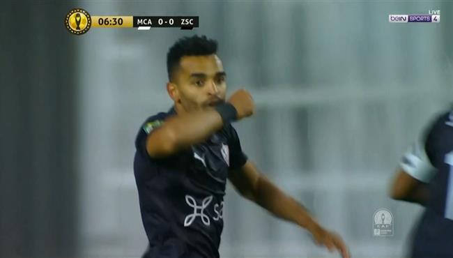 هدف الزمالك الاول فى مرمي مولودية الجزائر اوباما