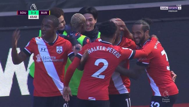 اهداف مباراة ساوثهامبتون وبيرنلي المثيرة 3 2 الدوري الانجليزي