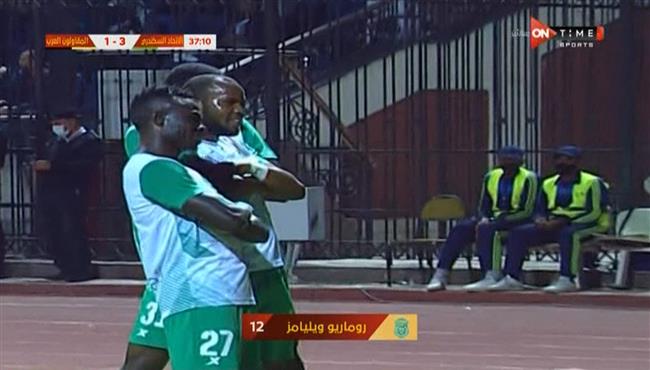 اهداف مباراة الاتحاد السكندري والمقاولون العرب 4 2 الدوري المصري