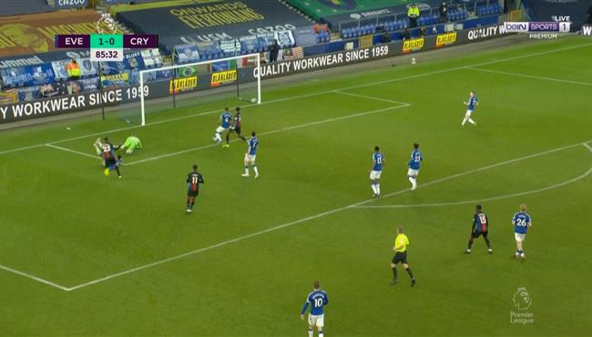 اهداف مباراة ايفرتون وكريستال بالاس 1 1 الدوري الانجليزي