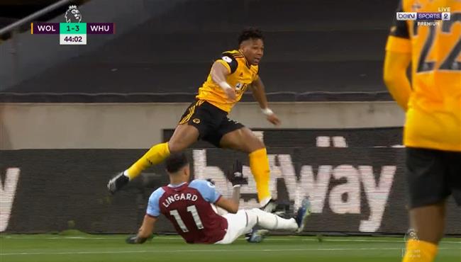 بعد انطلاق مذهلة من اداما تراوري ولفرهامبتون يسجل هدف امام وست هام