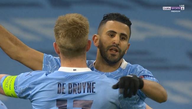 هدف دي بروين في مرمي بوروسيا دورتموند اسيست رياض محرز