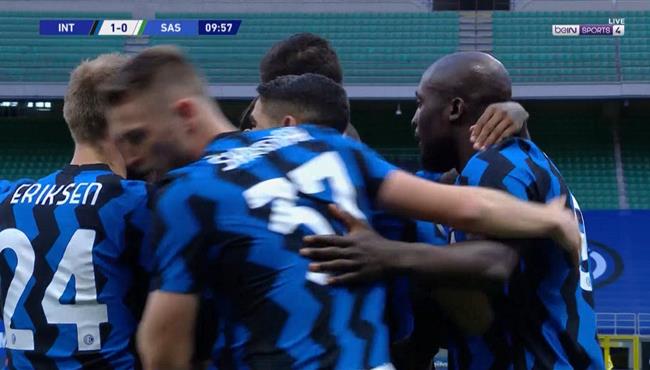 اهداف مباراة انتر ميلان وساسولو 2 1 الدوري الايطالي