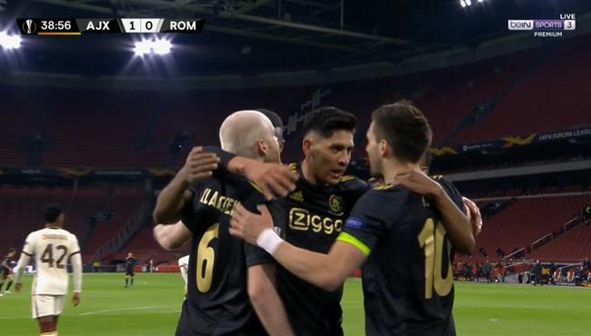 اهداف مباراة روما واياكس 2 1 الدوري الاوروبي