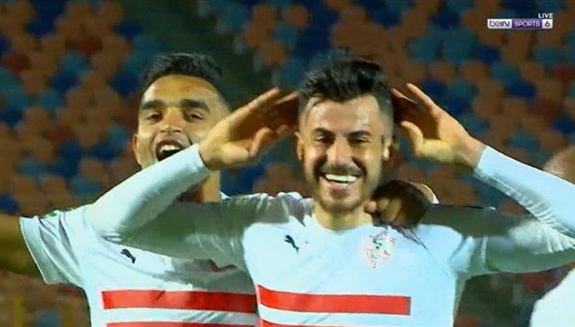هدف الزمالك الرابع في مرمي تونجيث محمود الونش