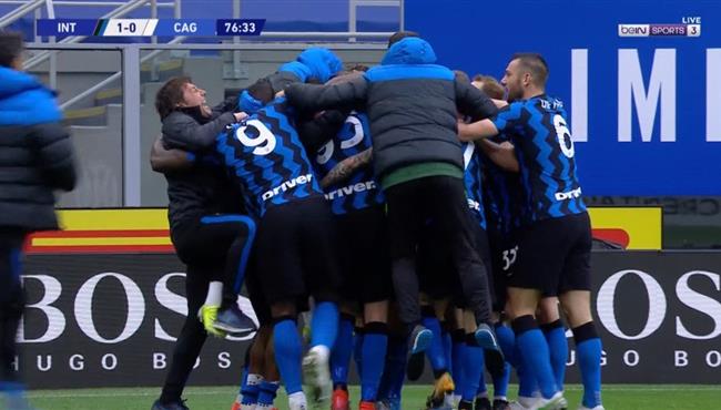 هدف فوز انتر ميلان علي كالياري 1 0 اسيست اشرف حكيمي