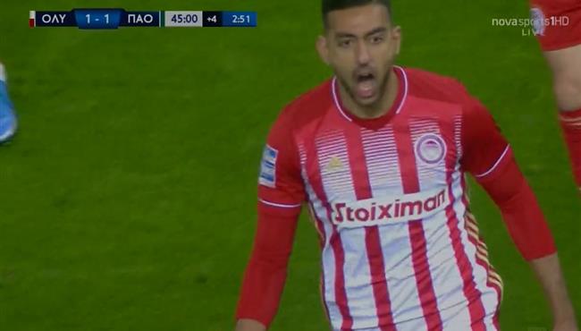 هدف كوكا الاول فى مرمي باناثينيكوس بالدوري اليوناني