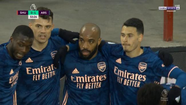 هدف تيكي تاكا رائع لـ ارسنال امام شيفيلد في الدوري الانجليزي
